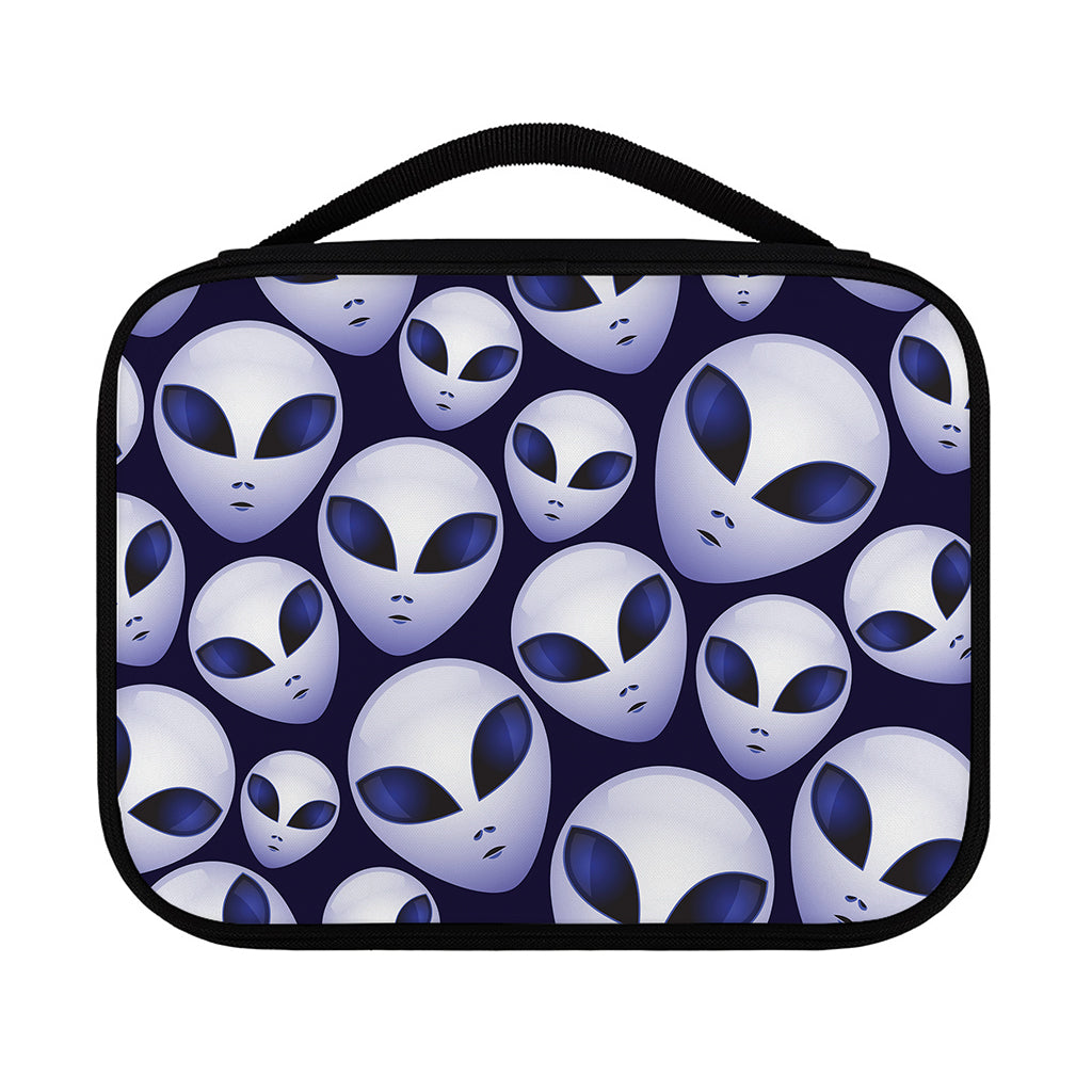 Grey Alien Face Pattern Print Classic Bible Case