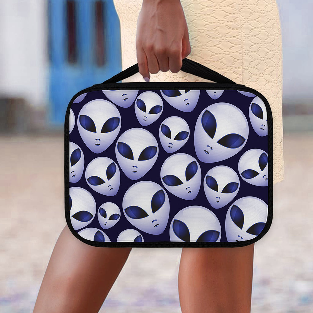 Grey Alien Face Pattern Print Classic Bible Case