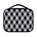 Grey And Black Argyle Pattern Print Classic Bible Case