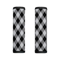 Grey And Black Argyle Pattern Print Handle Covers