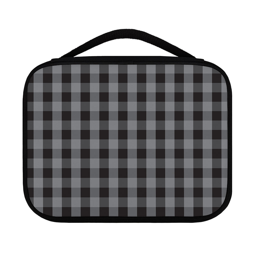 Grey And Black Check Pattern Print Classic Bible Case