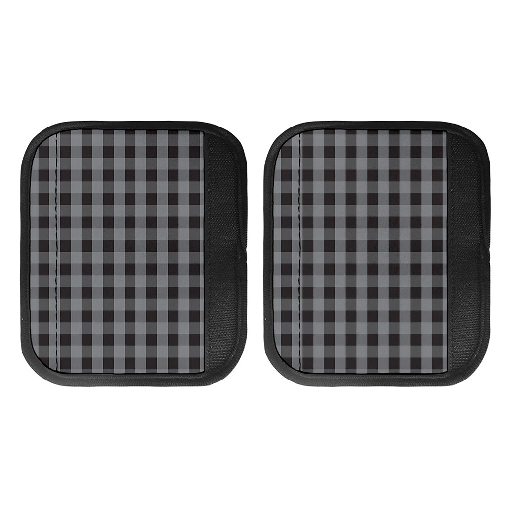 Grey And Black Check Pattern Print Handle Covers