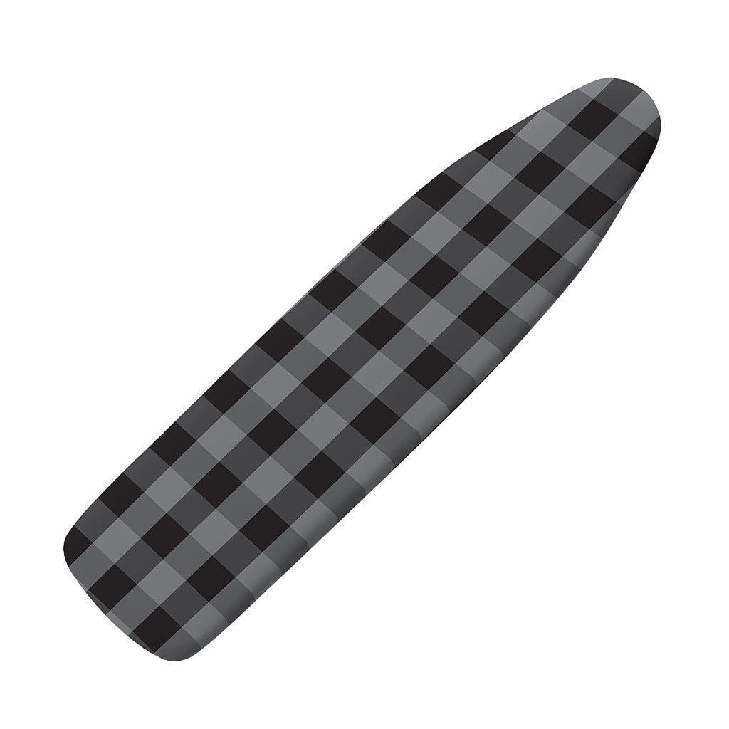 Grey And Black Check Pattern Print Ironing Board Cover