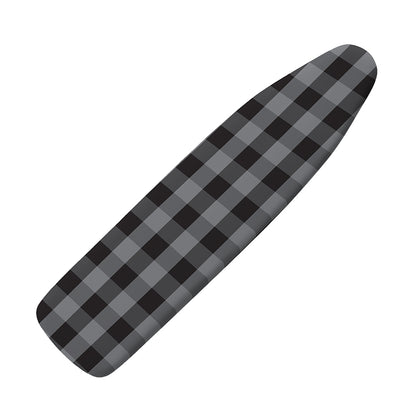 Grey And Black Check Pattern Print Ironing Board Cover