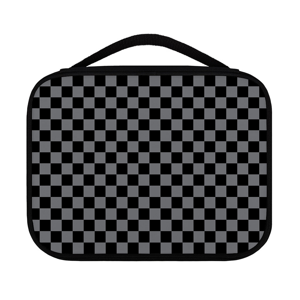 Grey And Black Checkered Pattern Print Classic Bible Case