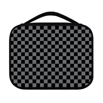 Grey And Black Checkered Pattern Print Classic Bible Case