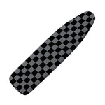 Grey And Black Checkered Pattern Print Ironing Board Cover