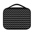 Grey And Black Chevron Pattern Print Classic Bible Case