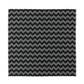 Grey And Black Chevron Pattern Print Silk Bandana