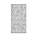 Grey And Black Mystical Wiccan Print Baby Crib Sheet