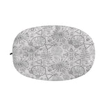 Grey And Black Mystical Wiccan Print Car Side Mirror Covers