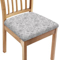 Grey And Black Mystical Wiccan Print Chair Cushion Cover