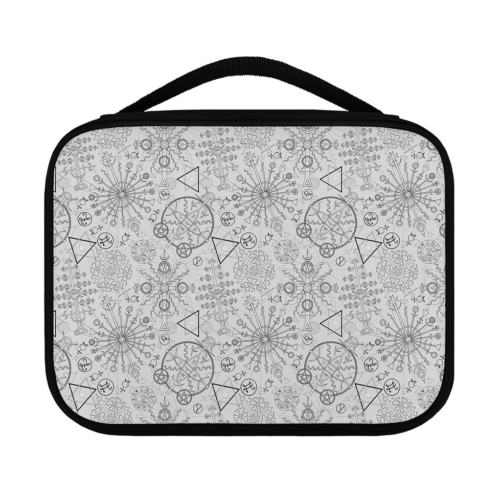 Grey And Black Mystical Wiccan Print Classic Bible Case