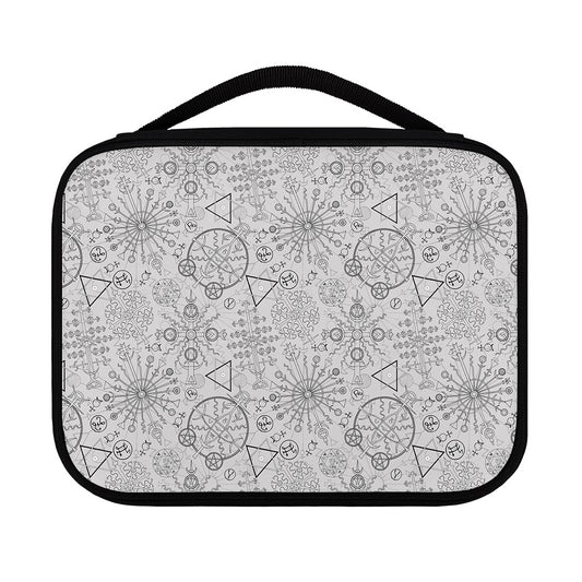 Grey And Black Mystical Wiccan Print Classic Bible Case