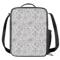 Grey And Black Mystical Wiccan Print Crossbody Lunch Bag