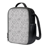 Grey And Black Mystical Wiccan Print Crossbody Lunch Bag