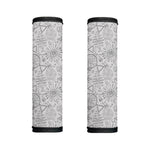 Grey And Black Mystical Wiccan Print Handle Covers