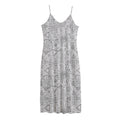 Grey And Black Mystical Wiccan Print Jersey Midi Cami Dress