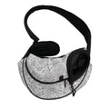 Grey And Black Mystical Wiccan Print Pet Sling Carrier