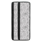 Grey And Black Mystical Wiccan Print Refrigerator Handle Covers
