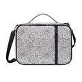 Grey And Black Mystical Wiccan Print Shoulder Strap Bible Bag