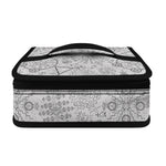 Grey And Black Mystical Wiccan Print Small Lunch Bag