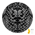 Grey And Black Snakeskin Print Basketball
