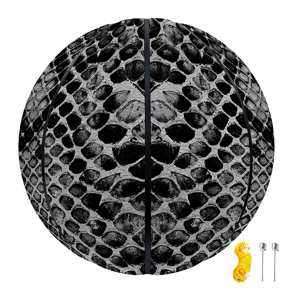 Grey And Black Snakeskin Print Basketball