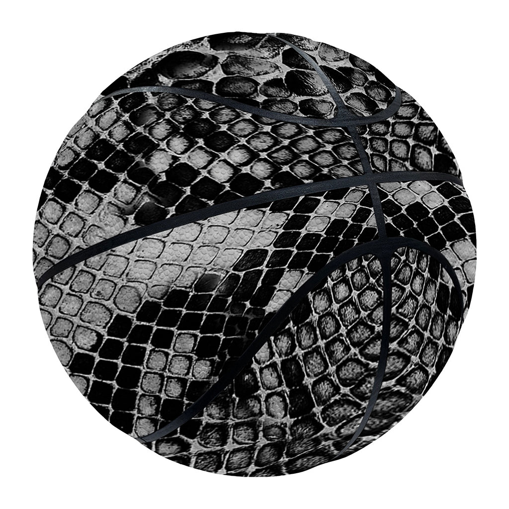 Grey And Black Snakeskin Print Basketball