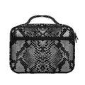 Grey And Black Snakeskin Print Briefcase Bible Bag