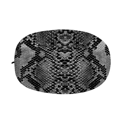 Grey And Black Snakeskin Print Car Side Mirror Covers