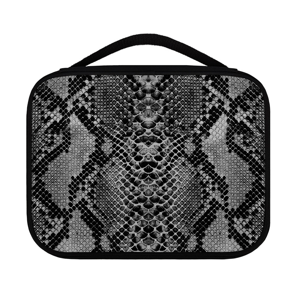 Grey And Black Snakeskin Print Classic Bible Case