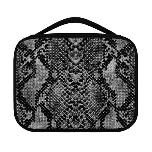 Grey And Black Snakeskin Print Classic Bible Case
