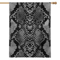 Grey And Black Snakeskin Print House Flag