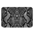Grey And Black Snakeskin Print Indoor Door Mat