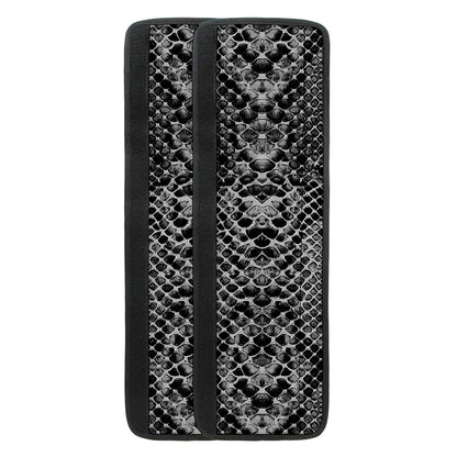 Grey And Black Snakeskin Print Refrigerator Handle Covers