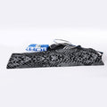 Grey And Black Snakeskin Print Sports Towel