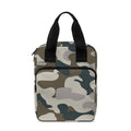 Grey And Brown Camouflage Print Bible Tote Bag