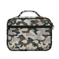 Grey And Brown Camouflage Print Briefcase Bible Bag