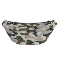 Grey And Brown Camouflage Print Fanny Pack