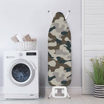 Grey And Brown Camouflage Print Ironing Board Cover