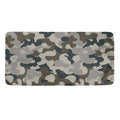 Grey And Brown Camouflage Print Towel