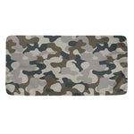 Grey And Brown Camouflage Print Towel