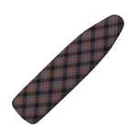 Grey And Orange Plaid Pattern Print Ironing Board Cover