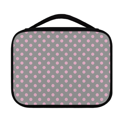 Grey And Pink Polka Dot Pattern Print Classic Bible Case