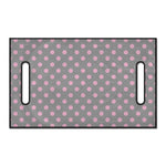 Grey And Pink Polka Dot Pattern Print Golf Cart Seat Cover
