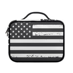 Grey And White American Flag Print Briefcase Bible Bag