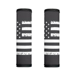 Grey And White American Flag Print Handle Covers