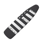 Grey And White American Flag Print Ironing Board Cover