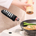 Grey And White American Flag Print Skillet Handle Cover